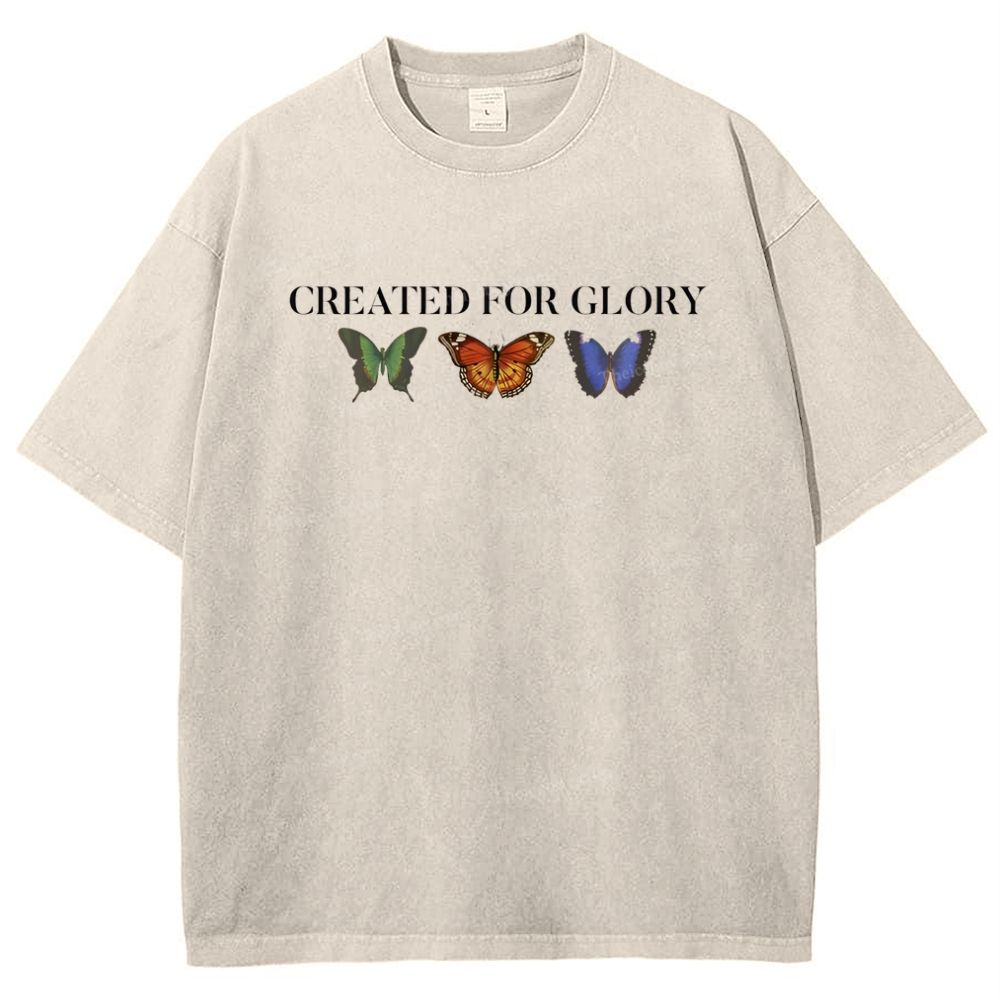Created For Glory Snowflake Vintage Washed T-Shirt