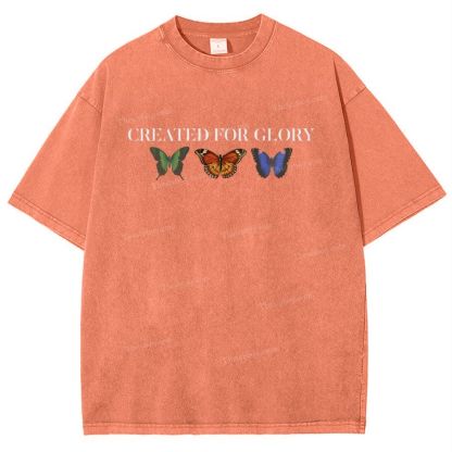Created For Glory Snowflake Vintage Washed T-Shirt
