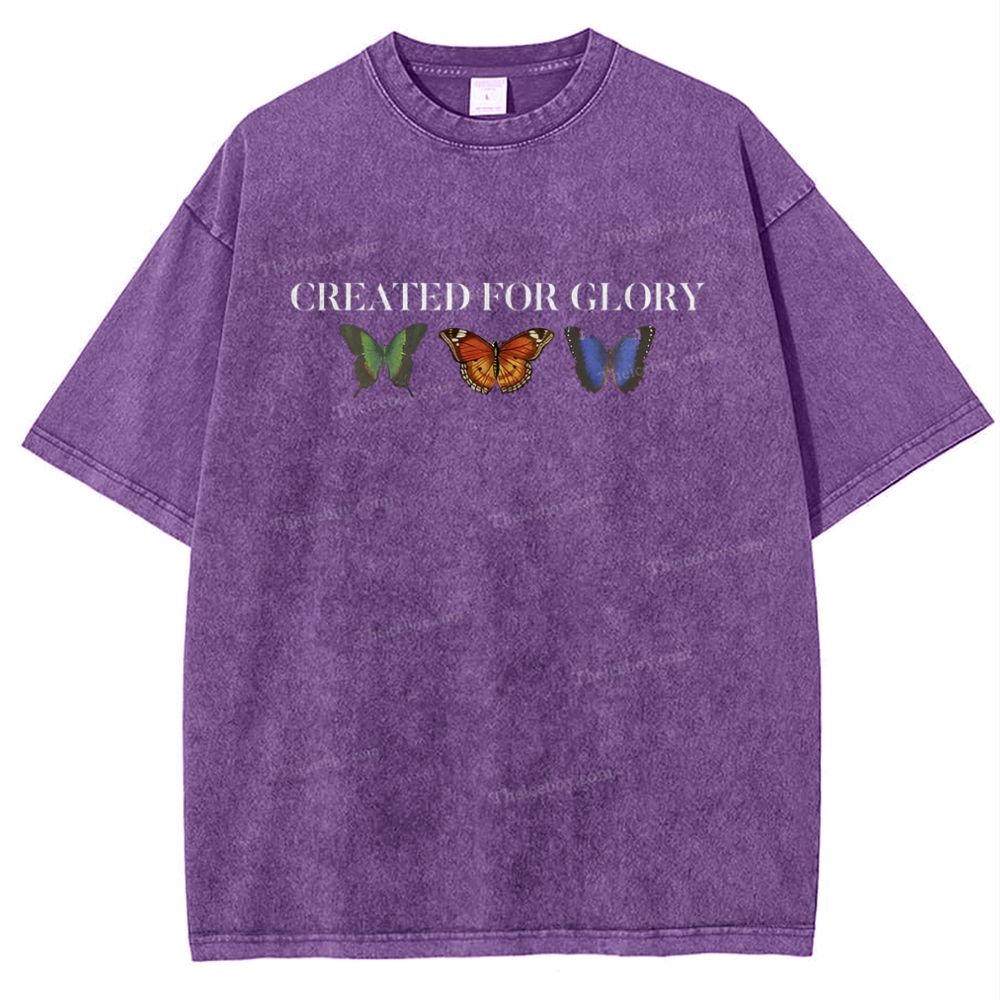 Created For Glory Snowflake Vintage Washed T-Shirt