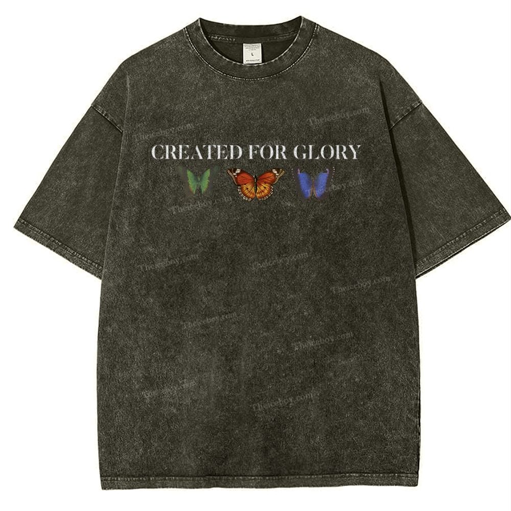 Created For Glory Snowflake Vintage Washed T-Shirt
