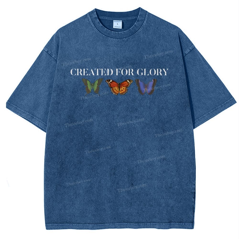 Created For Glory Snowflake Vintage Washed T-Shirt