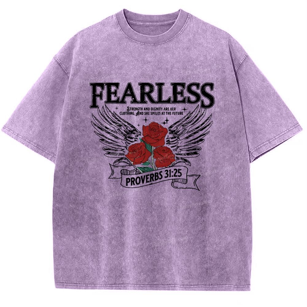 Fearless Snowflake Vintage Washed T-Shirt