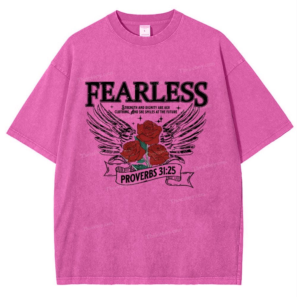 Fearless Snowflake Vintage Washed T-Shirt