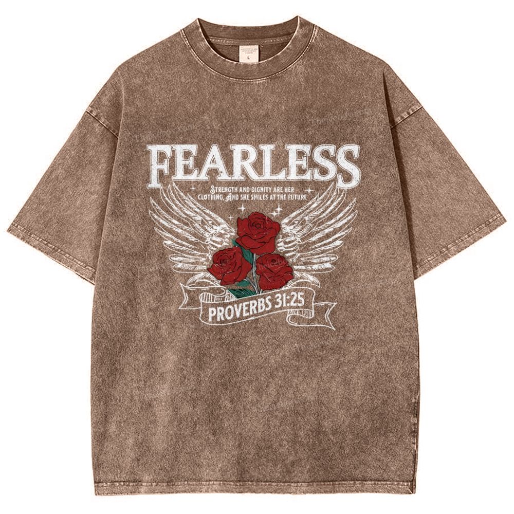 Fearless Snowflake Vintage Washed T-Shirt