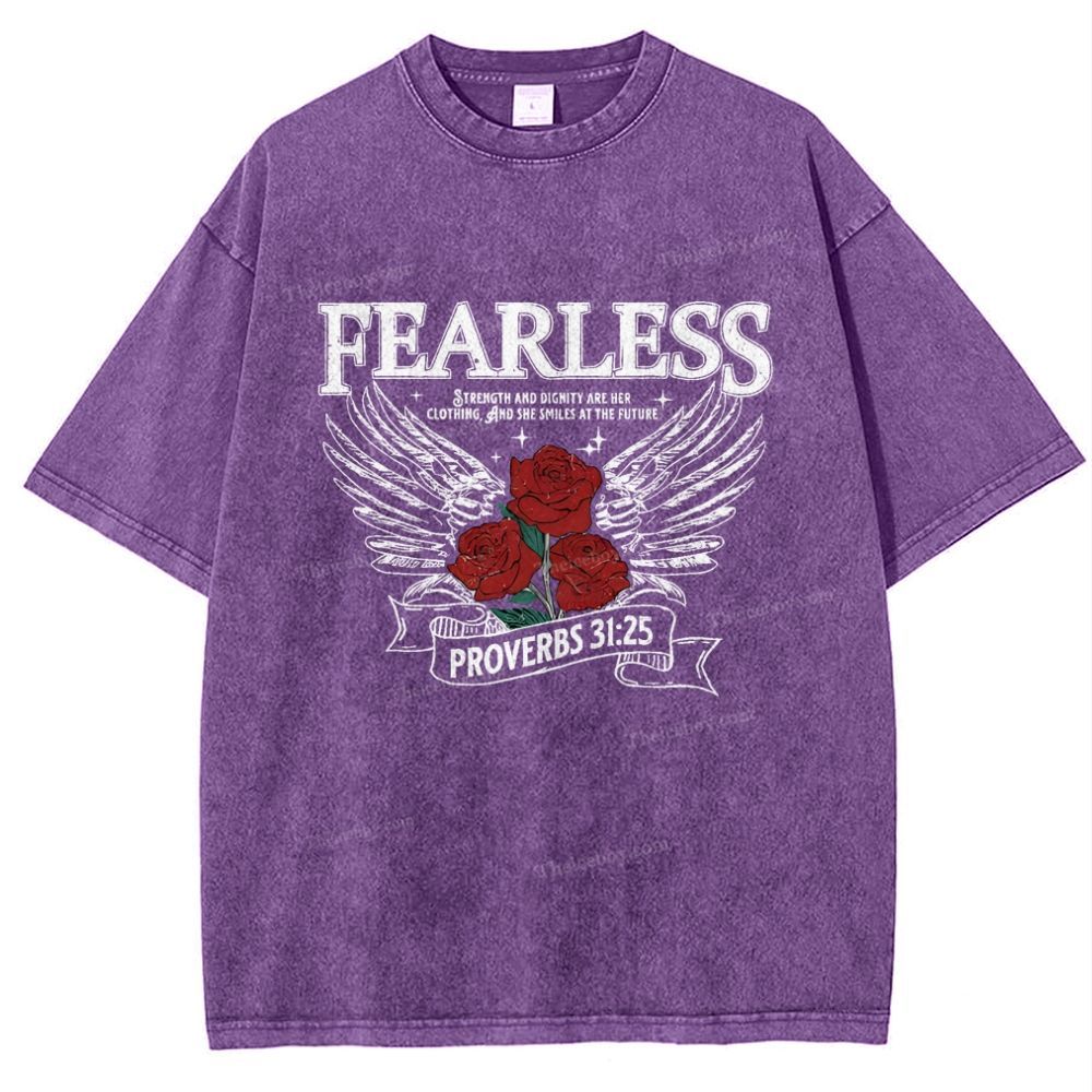 Fearless Snowflake Vintage Washed T-Shirt