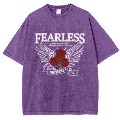 Fearless Snowflake Vintage Washed T-Shirt