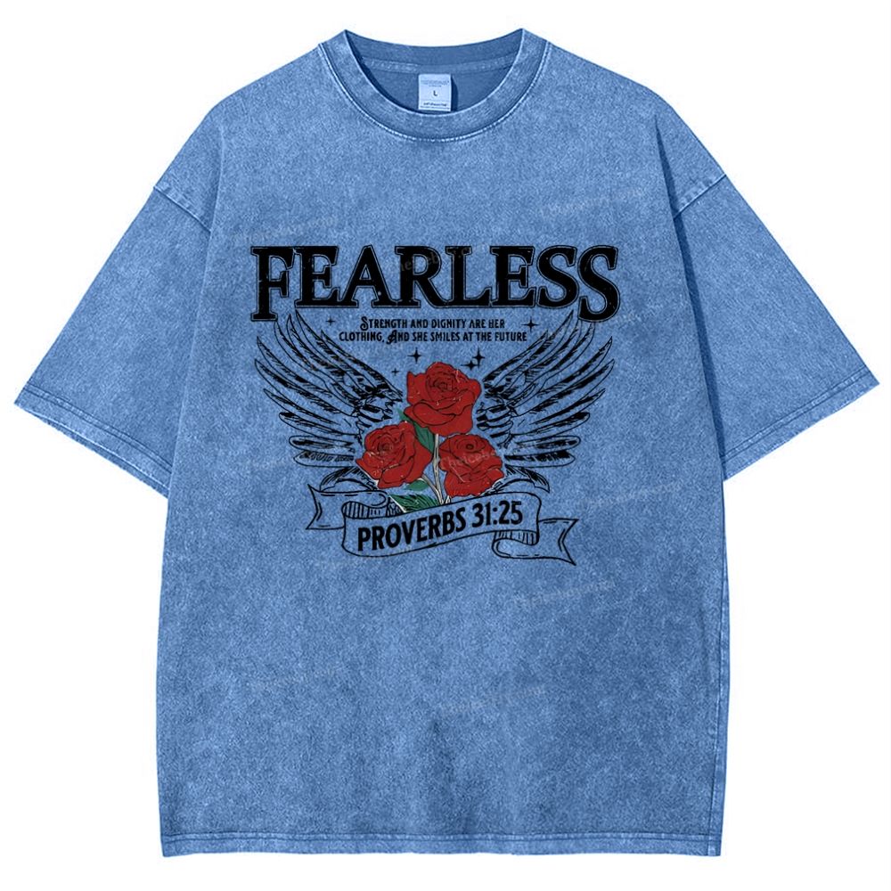 Fearless Snowflake Vintage Washed T-Shirt