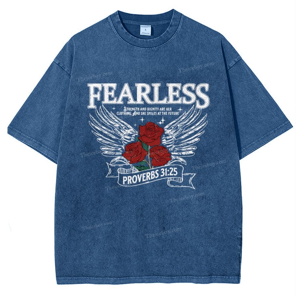 Fearless Snowflake Vintage Washed T-Shirt
