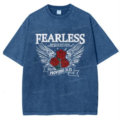 Fearless Snowflake Vintage Washed T-Shirt