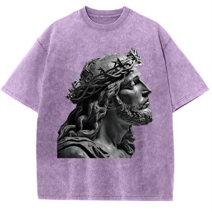 Jesus Snowflake Vintage Washed T-Shirt