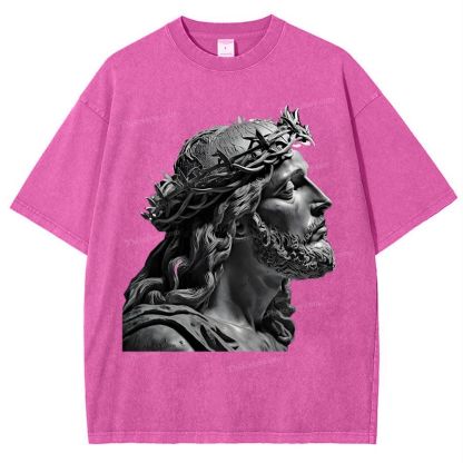 Jesus Snowflake Vintage Washed T-Shirt