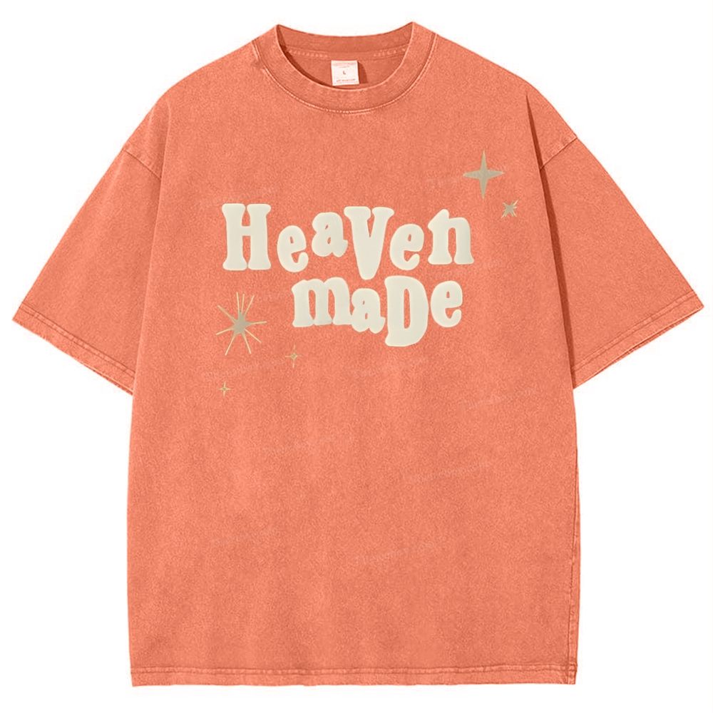 Heaven Made Snowflake Vintage Washed T-Shirt