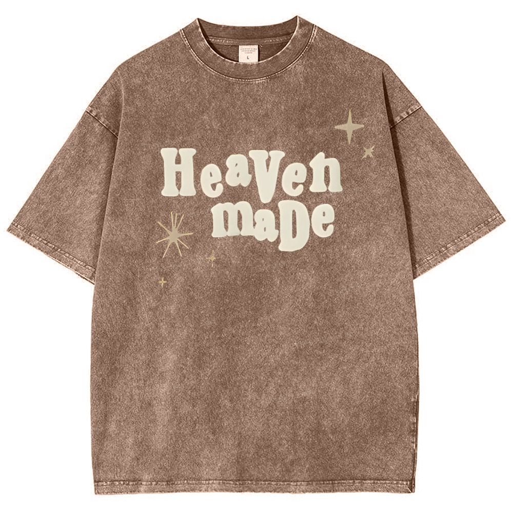Heaven Made Snowflake Vintage Washed T-Shirt