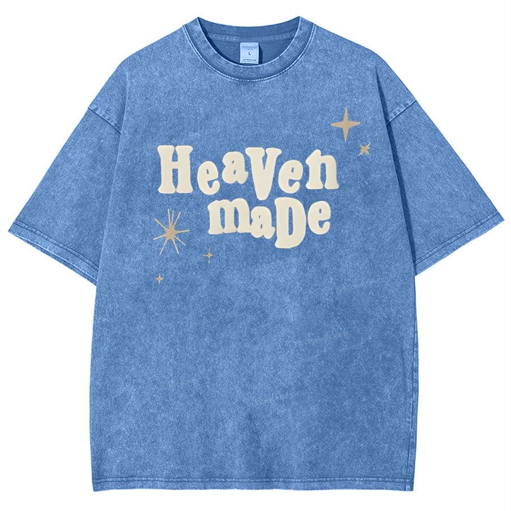 Heaven Made Snowflake Vintage Washed T-Shirt