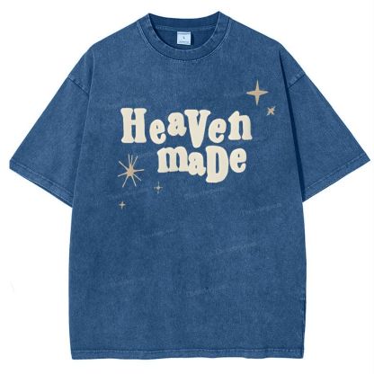 Heaven Made Snowflake Vintage Washed T-Shirt