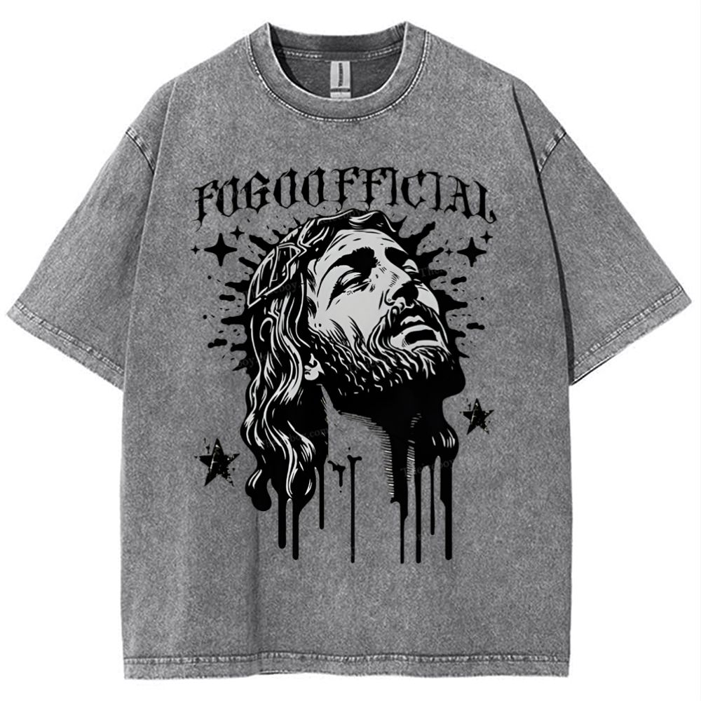 Do God Official Snowflake Vintage Washed T-Shirt