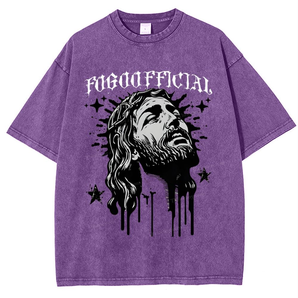 Do God Official Snowflake Vintage Washed T-Shirt