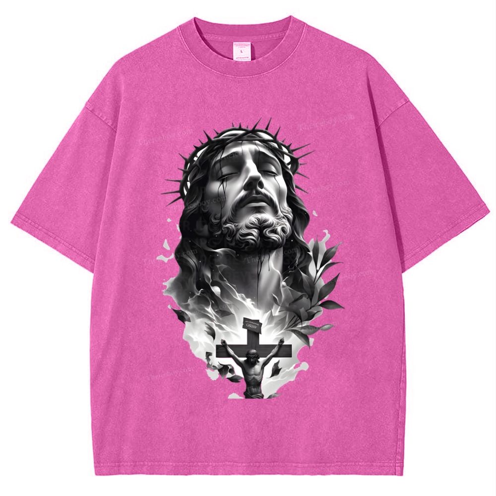 Way of the Cross Snowflake Vintage Washed T-Shirt