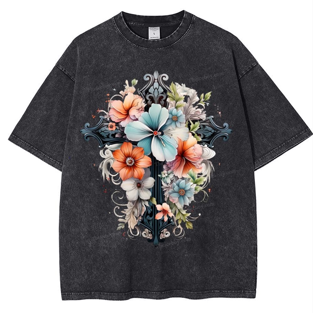 Holy and Pure Snowflake Vintage Washed T-Shirt