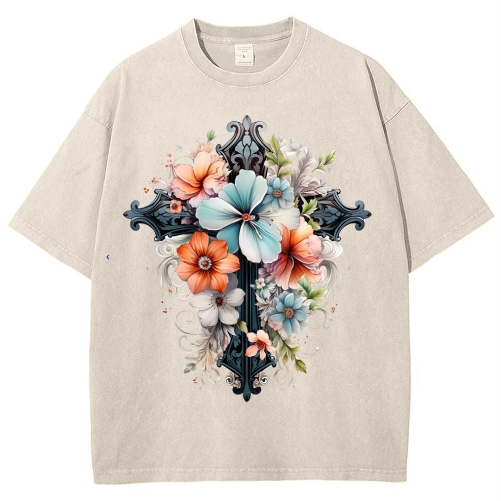 Holy and Pure Snowflake Vintage Washed T-Shirt