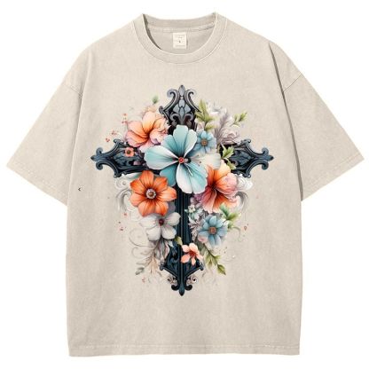 Holy and Pure Snowflake Vintage Washed T-Shirt