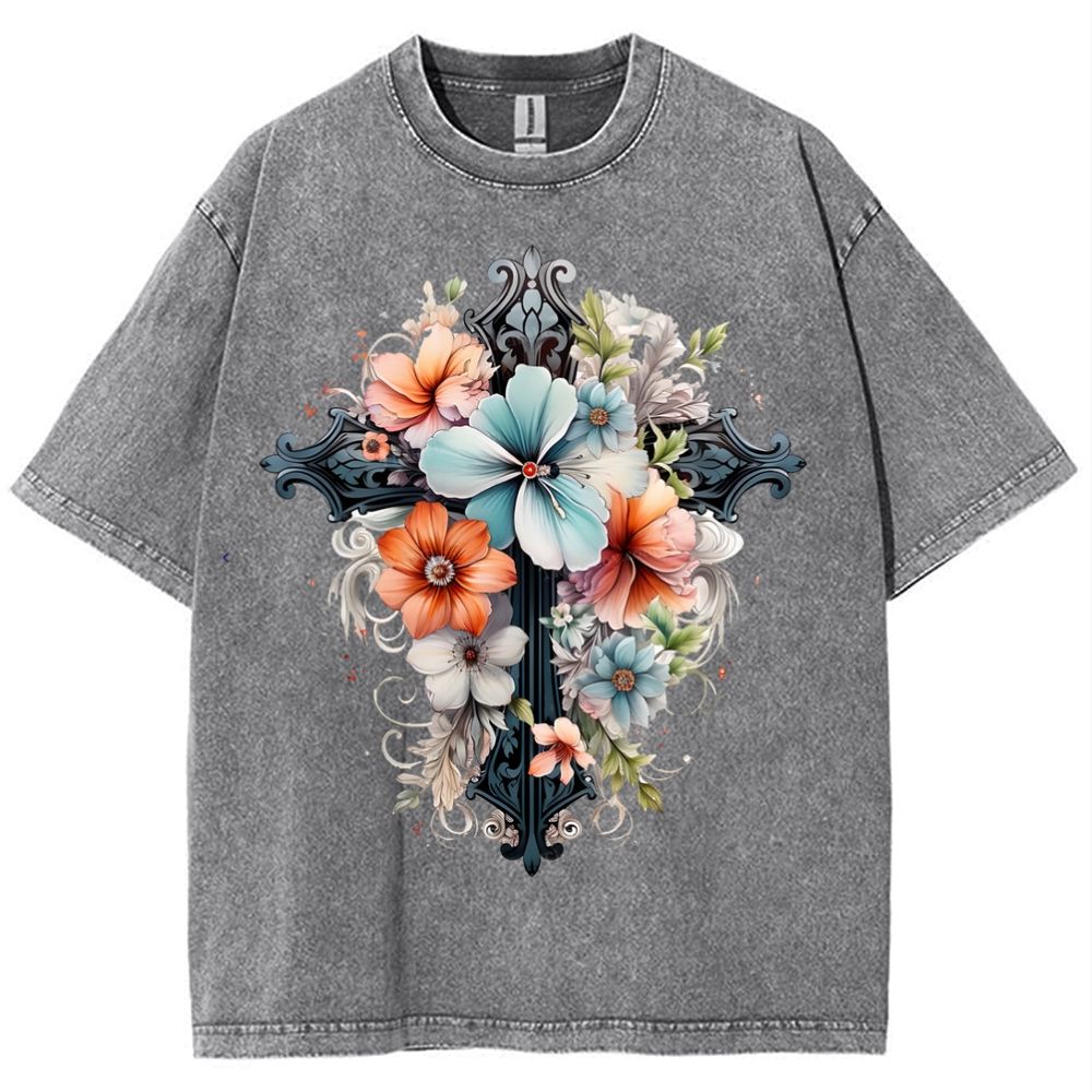 Holy and Pure Snowflake Vintage Washed T-Shirt