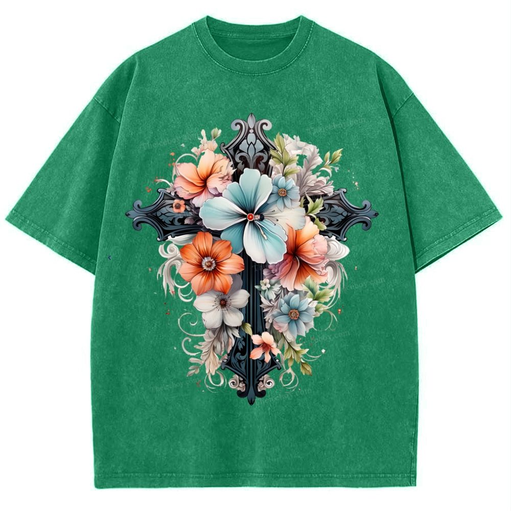 Holy and Pure Snowflake Vintage Washed T-Shirt