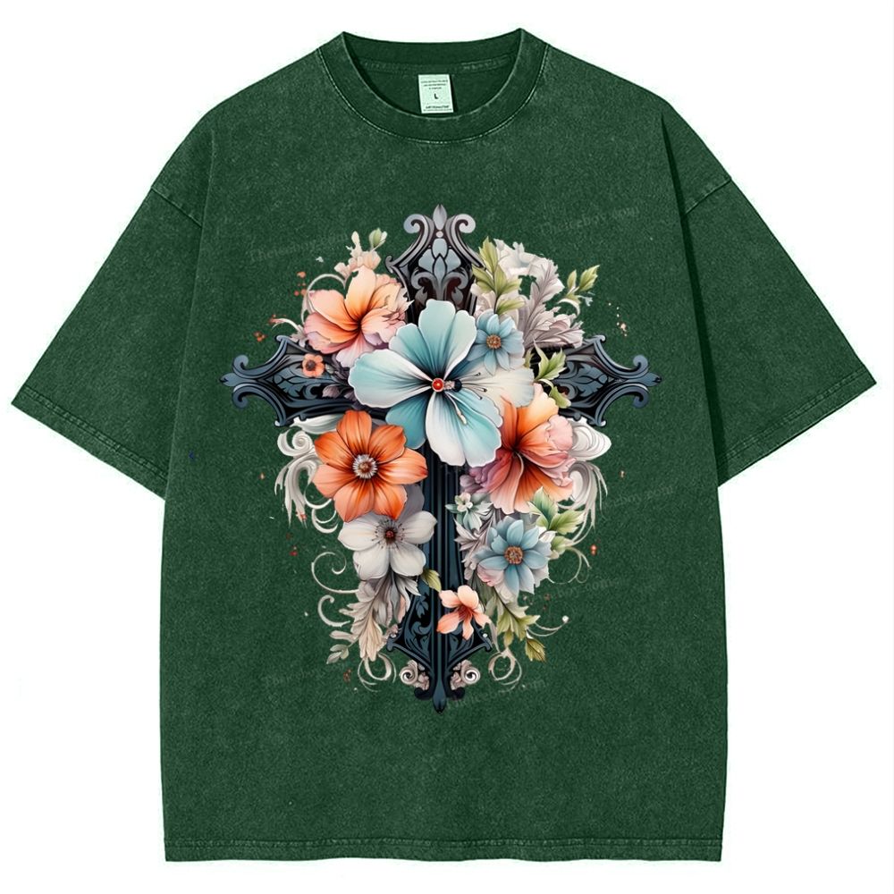 Holy and Pure Snowflake Vintage Washed T-Shirt