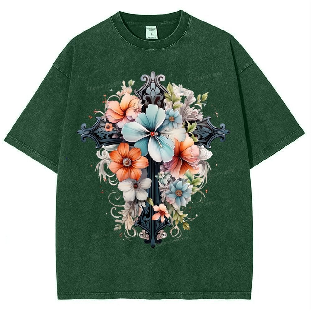 Holy and Pure Snowflake Vintage Washed T-Shirt