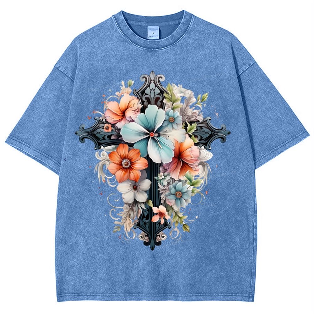 Holy and Pure Snowflake Vintage Washed T-Shirt