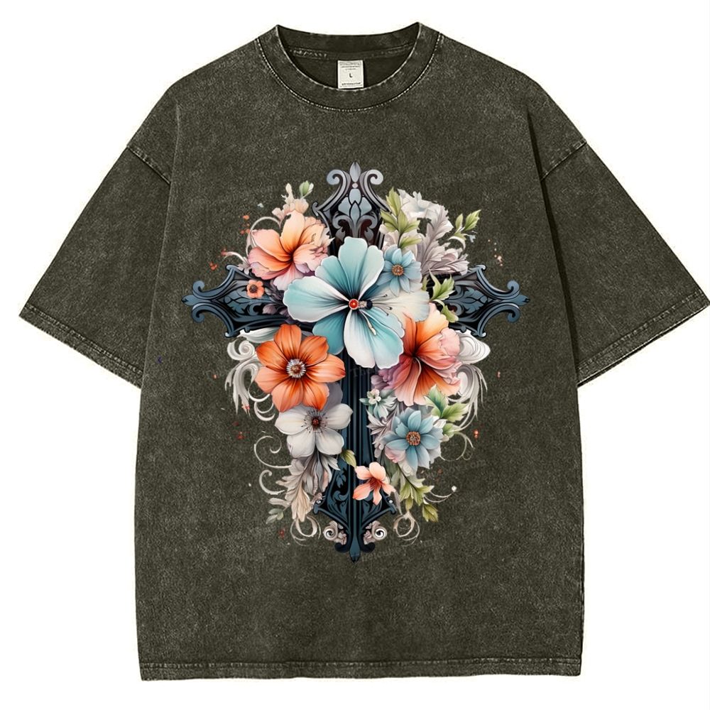 Holy and Pure Snowflake Vintage Washed T-Shirt