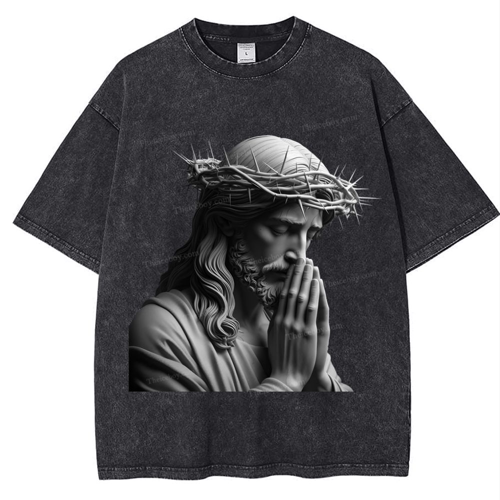 "Humility and obedience - Jesus' example Snowflake Vintage Washed T-Shirt