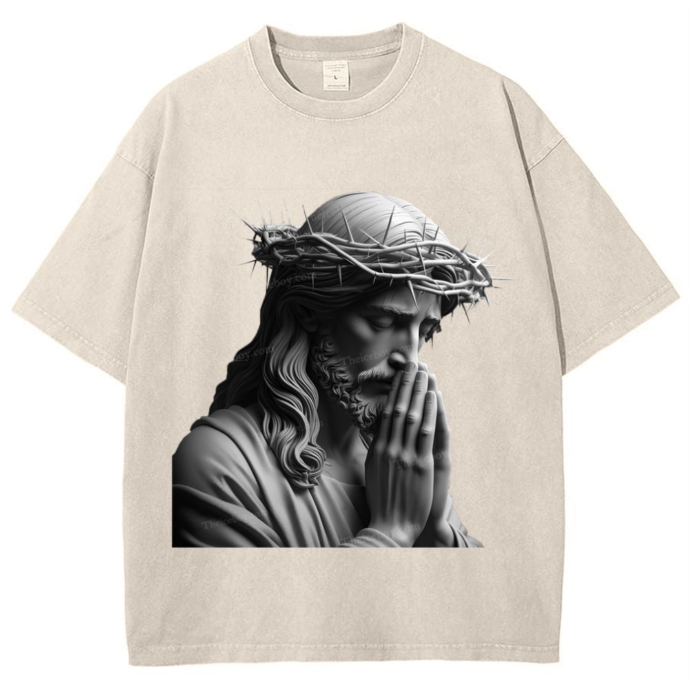 "Humility and obedience - Jesus' example Snowflake Vintage Washed T-Shirt