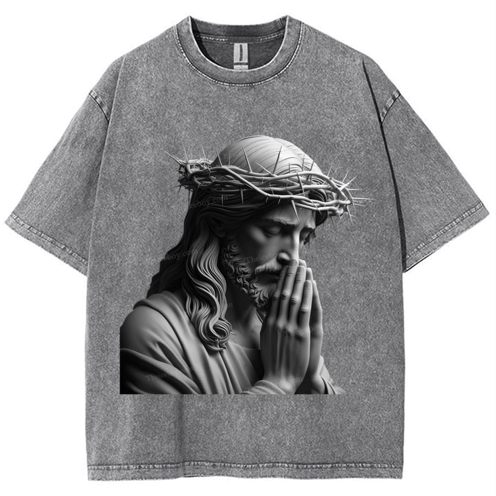 "Humility and obedience - Jesus' example Snowflake Vintage Washed T-Shirt