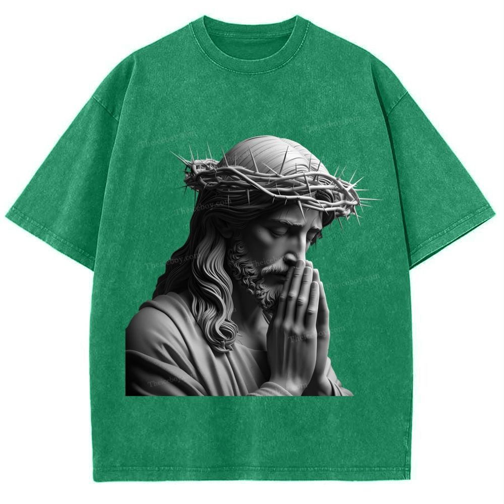 "Humility and obedience - Jesus' example Snowflake Vintage Washed T-Shirt