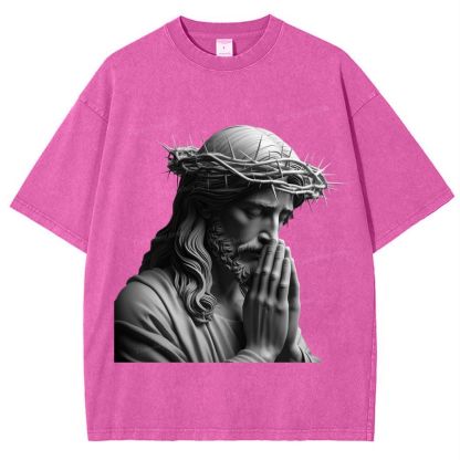 "Humility and obedience - Jesus' example Snowflake Vintage Washed T-Shirt