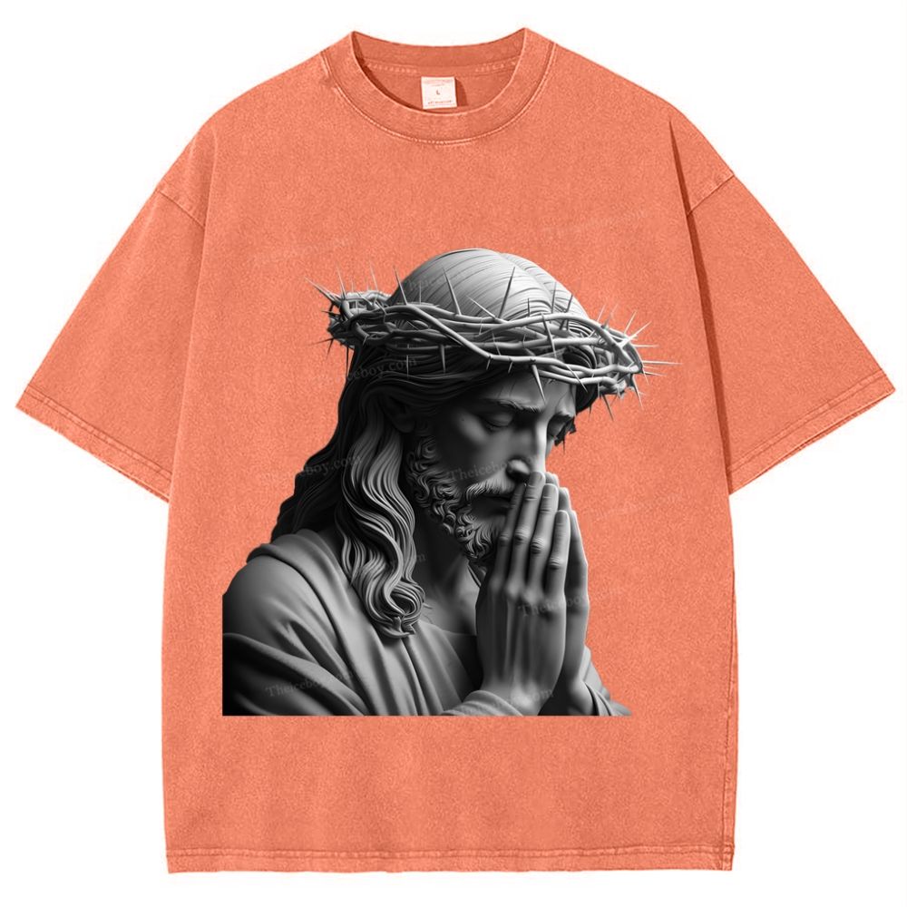 "Humility and obedience - Jesus' example Snowflake Vintage Washed T-Shirt