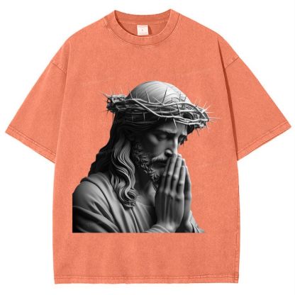 "Humility and obedience - Jesus' example Snowflake Vintage Washed T-Shirt