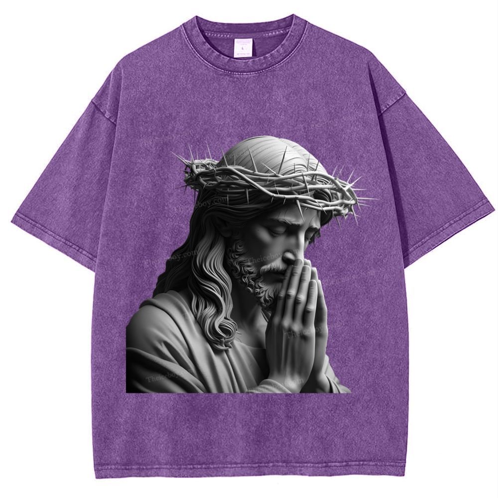 "Humility and obedience - Jesus' example Snowflake Vintage Washed T-Shirt