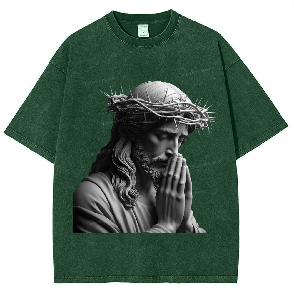 "Humility and obedience - Jesus' example Snowflake Vintage Washed T-Shirt