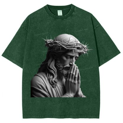 "Humility and obedience - Jesus' example Snowflake Vintage Washed T-Shirt
