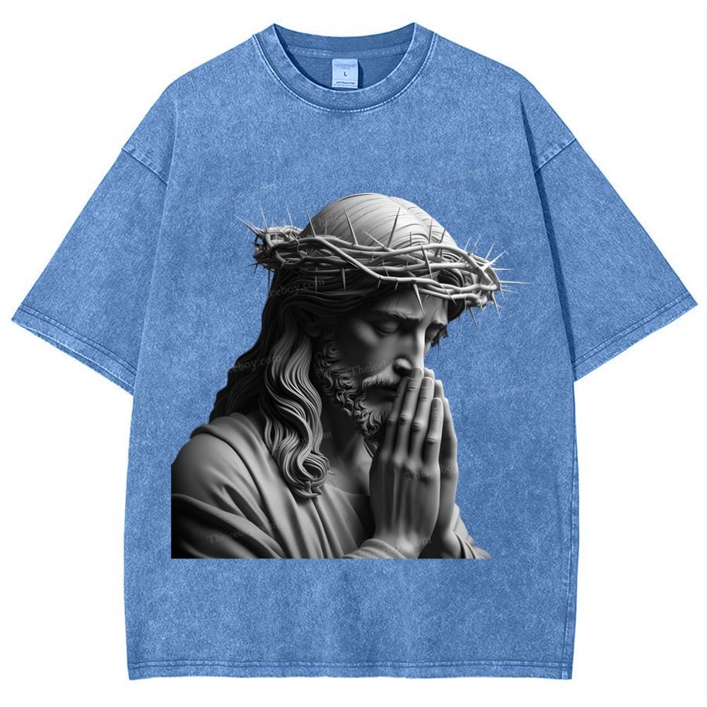 "Humility and obedience - Jesus' example Snowflake Vintage Washed T-Shirt