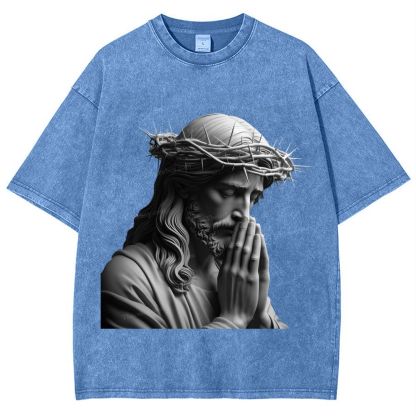 "Humility and obedience - Jesus' example Snowflake Vintage Washed T-Shirt