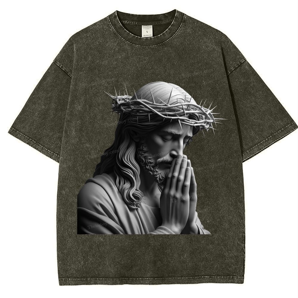 "Humility and obedience - Jesus' example Snowflake Vintage Washed T-Shirt