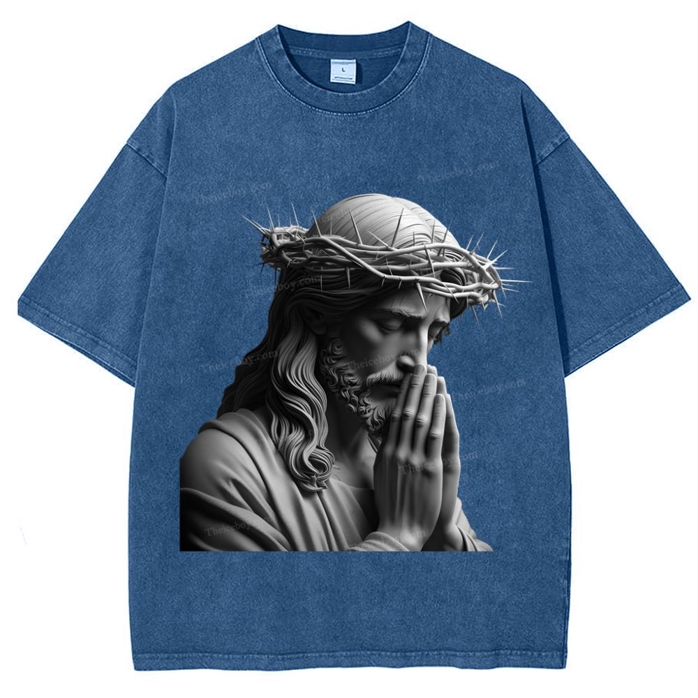 "Humility and obedience - Jesus' example Snowflake Vintage Washed T-Shirt