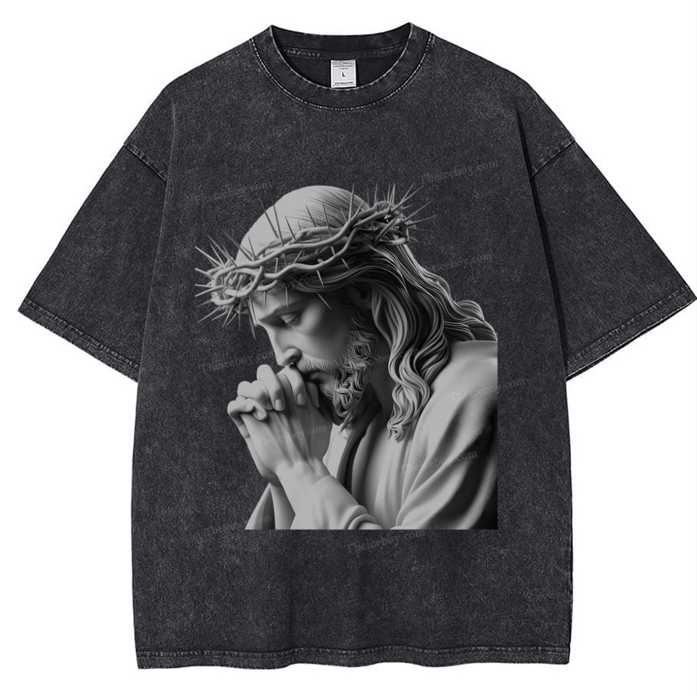 Endless Love - Jesus' Protection Snowflake Vintage Washed T-Shirt