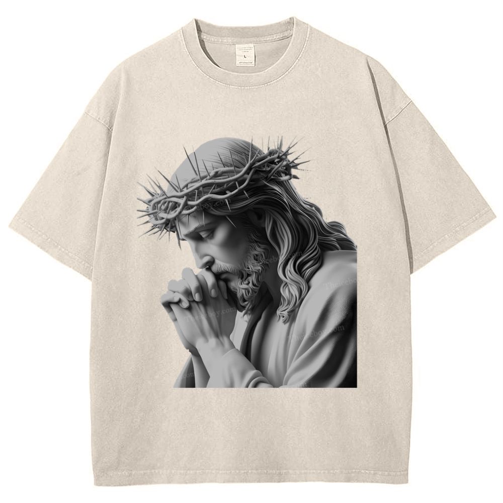 Endless Love - Jesus' Protection Snowflake Vintage Washed T-Shirt