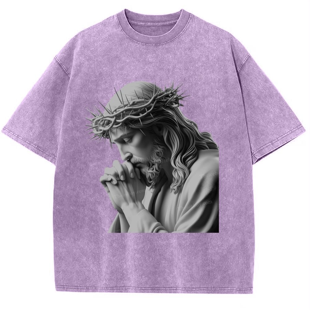 Endless Love - Jesus' Protection Snowflake Vintage Washed T-Shirt