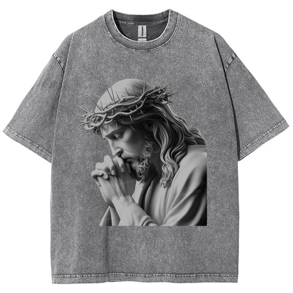 Endless Love - Jesus' Protection Snowflake Vintage Washed T-Shirt