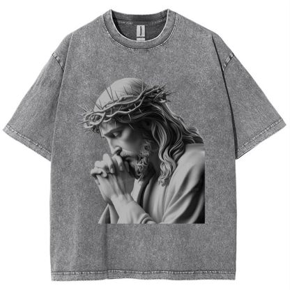 Endless Love - Jesus' Protection Snowflake Vintage Washed T-Shirt